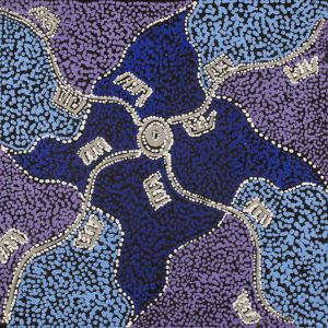 Wardapi Jukurrpa (Goanna Dreaming) - Yarripilangu by Sebastian Japanangka Williams