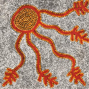Watiya-warnu Jukurrpa (Seed Dreaming) by Tanya Nungarrayi Collins