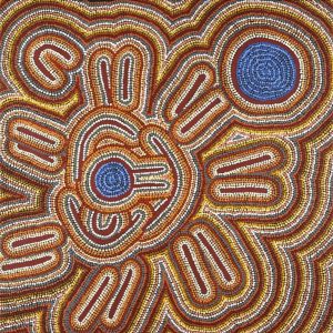 Watiya-warnu Jukurrpa (Seed Dreaming) by Jason Japaljarri Woods