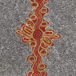 Jajirrdi manu Janganpa Jukurrpa (Western Quoll & Possum Dreaming) - Yakurdyi by Ritasha Nampijinpa Martin