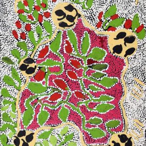 Yawakiyi Jukurrpa (Native Currant Dreaming) by Marilyn Nakamarra Peters