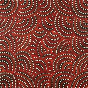 Warlukurlangu Jukurrpa (Fire country Dreaming) by Nathania Nangala Granites