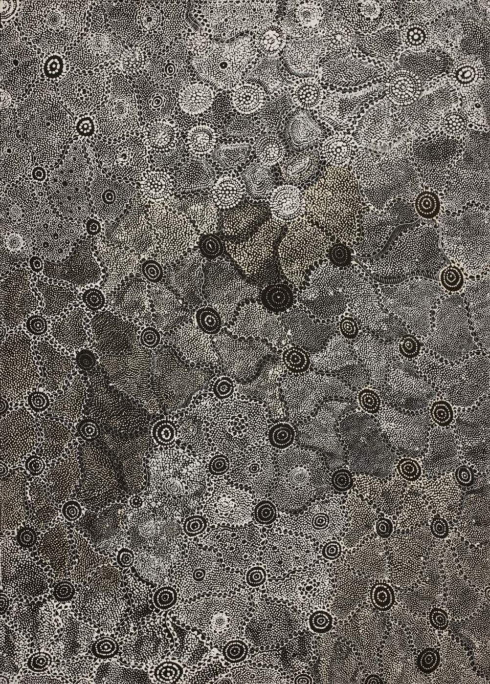 Ngapa Jukurrpa (Water Dreaming) - Mikanji by Lola Nampijinpa Brown