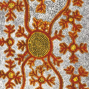 Watiya-warnu Jukurrpa (Seed Dreaming) by Tanya Nungarrayi Collins