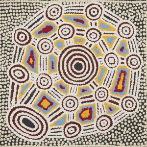 Pikilyi Jukurrpa (Vaughan Springs Dreaming) by Cecily Napanangka Marshall