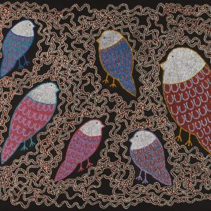 Ngalyipi Jukurrpa (Snakevine Dreaming) - Mina Mina by Geraldine Napangardi Granites by Geraldine Napangardi Granites