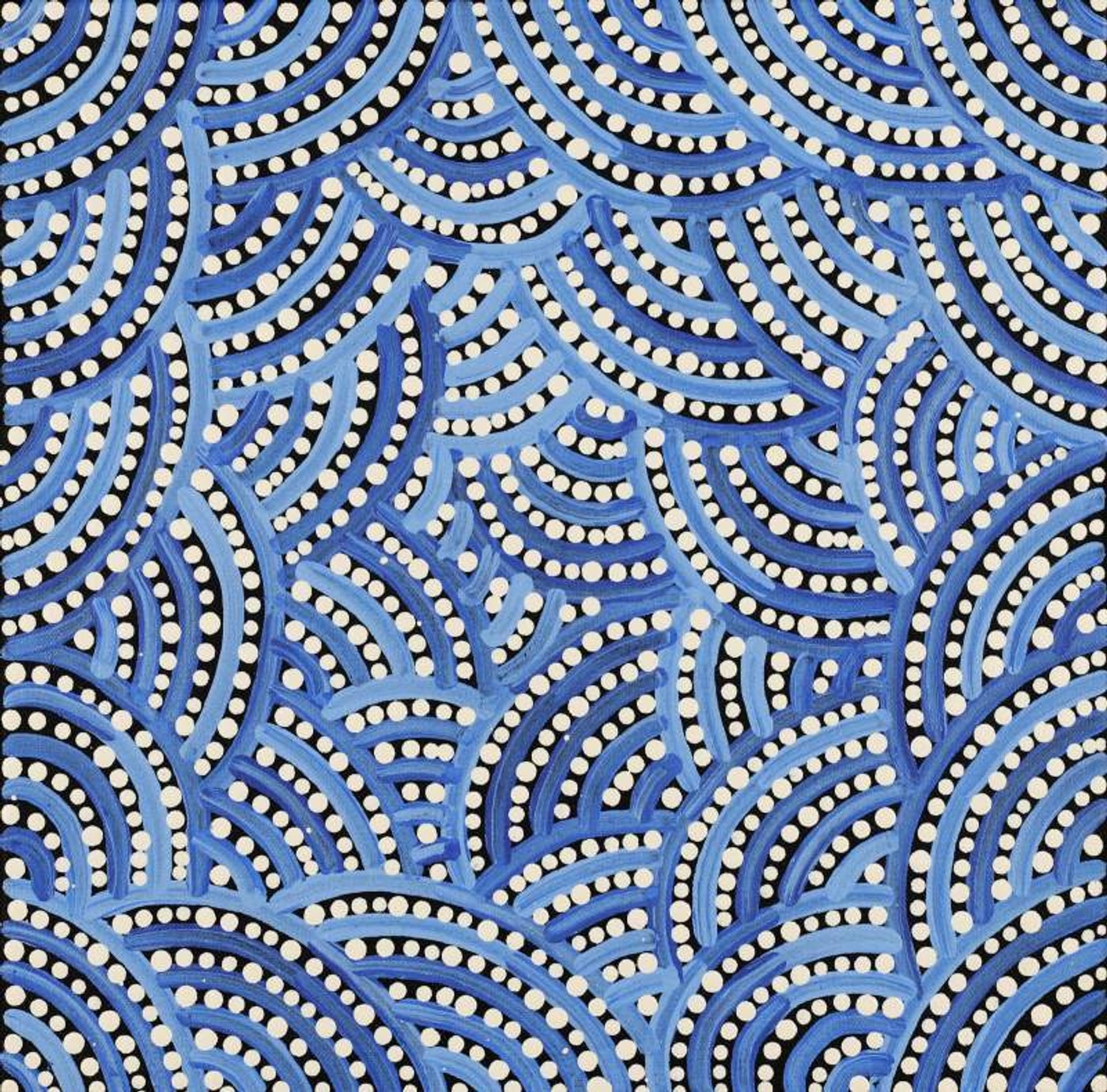 Warlukurlangu Jukurrpa (Fire country Dreaming) by Nathania Nangala Granites