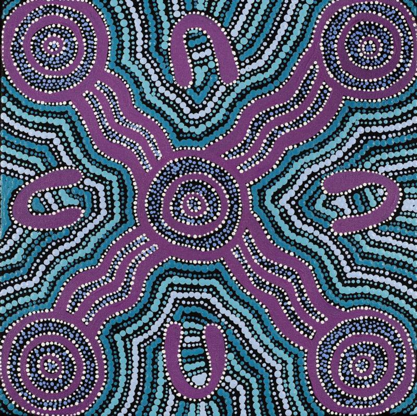 Nguru Yurntumu-wana (Country around Yuendumu) by Patricia Robinson