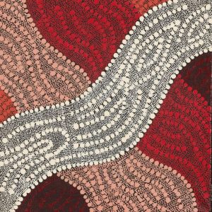Ngapa Jukurrpa (Water Dreaming) - Puyurru by Leavannia Nampijinpa Watson