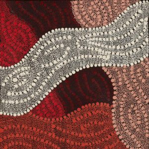 Ngapa Jukurrpa (Water Dreaming) - Puyurru by Leavannia Nampijinpa Watson
