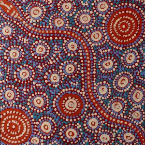 Warna Jukurrpa (Snake Dreaming) by Steven Jakamarra Oldfield