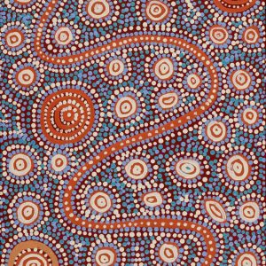 Warna Jukurrpa (Snake Dreaming) by Steven Jakamarra Oldfield