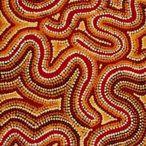 Warna Jukurrpa (Snake Dreaming) by Risharna Nakamarra Dickson