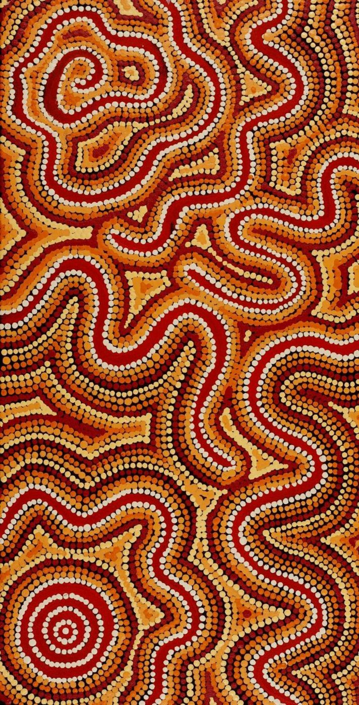 Warna Jukurrpa (Snake Dreaming) by Risharna Nakamarra Dickson