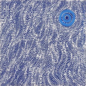 Yanjirlpirri or Napaljarri-Warnu Jukurrpa (Star or Seven Sisters Dreaming) by Justinna Napaljarri Sims