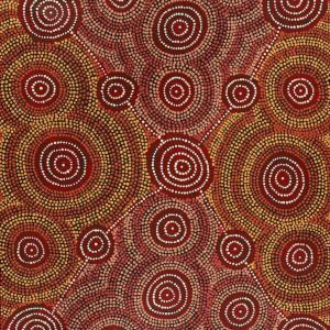 Wardapi Jukurrpa (Goanna Dreaming) - Yarripilangu by Ingrid Napangardi Williams