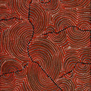 Mina Mina Jukurrpa (Mina Mina Dreaming) by Christine Nakamarra Curtis