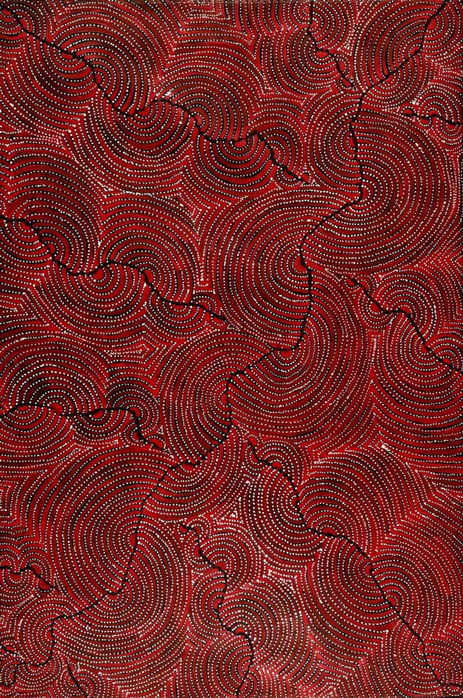 Mina Mina Jukurrpa (Mina Mina Dreaming) by Christine Nakamarra Curtis