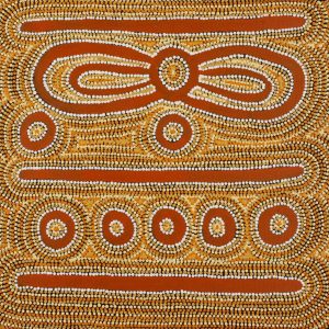 Ngalyipi Jukurrpa (Snakevine Dreaming) - Mina Mina by Hamish Japanangka Martin