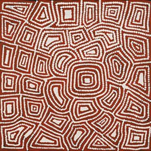 Luurnpa Jukurrpa (Kingfisher Dreaming) - Lake MacKay by Shaimaya Nampijinpa Brown