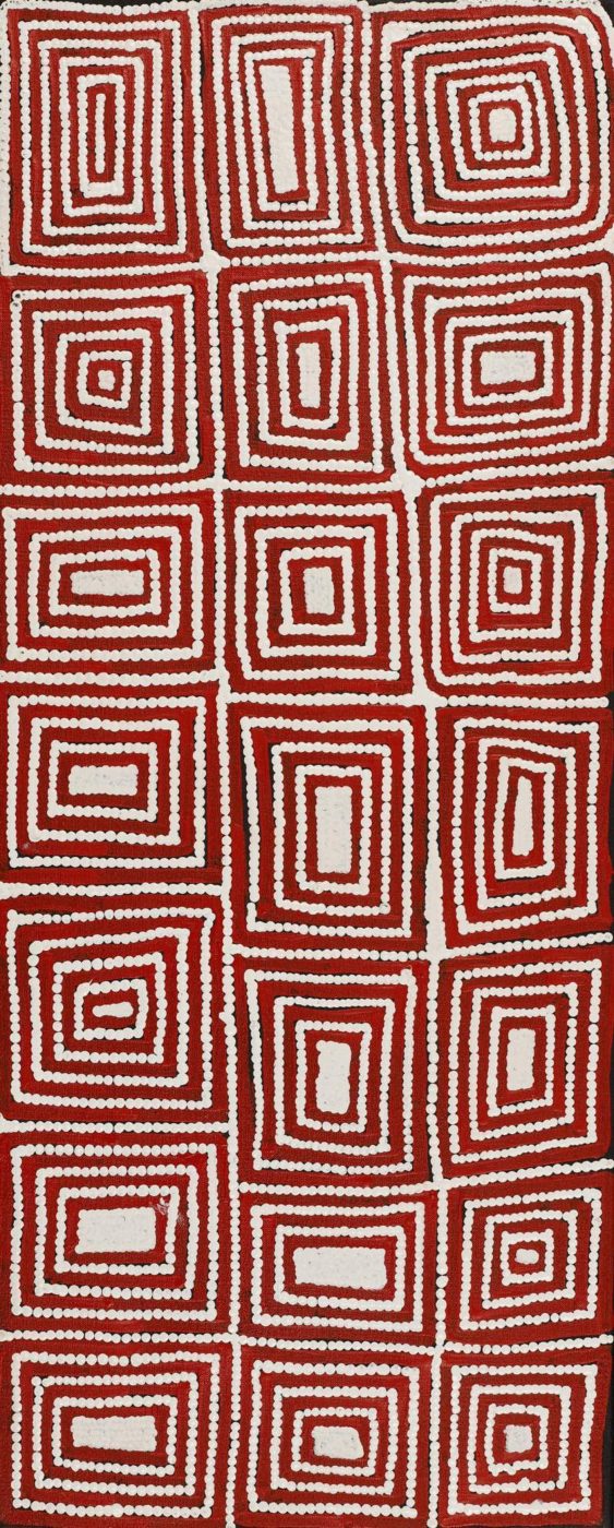 Luurnpa Jukurrpa (Kingfisher Dreaming) - Lake MacKay by Shaimaya Nampijinpa Brown
