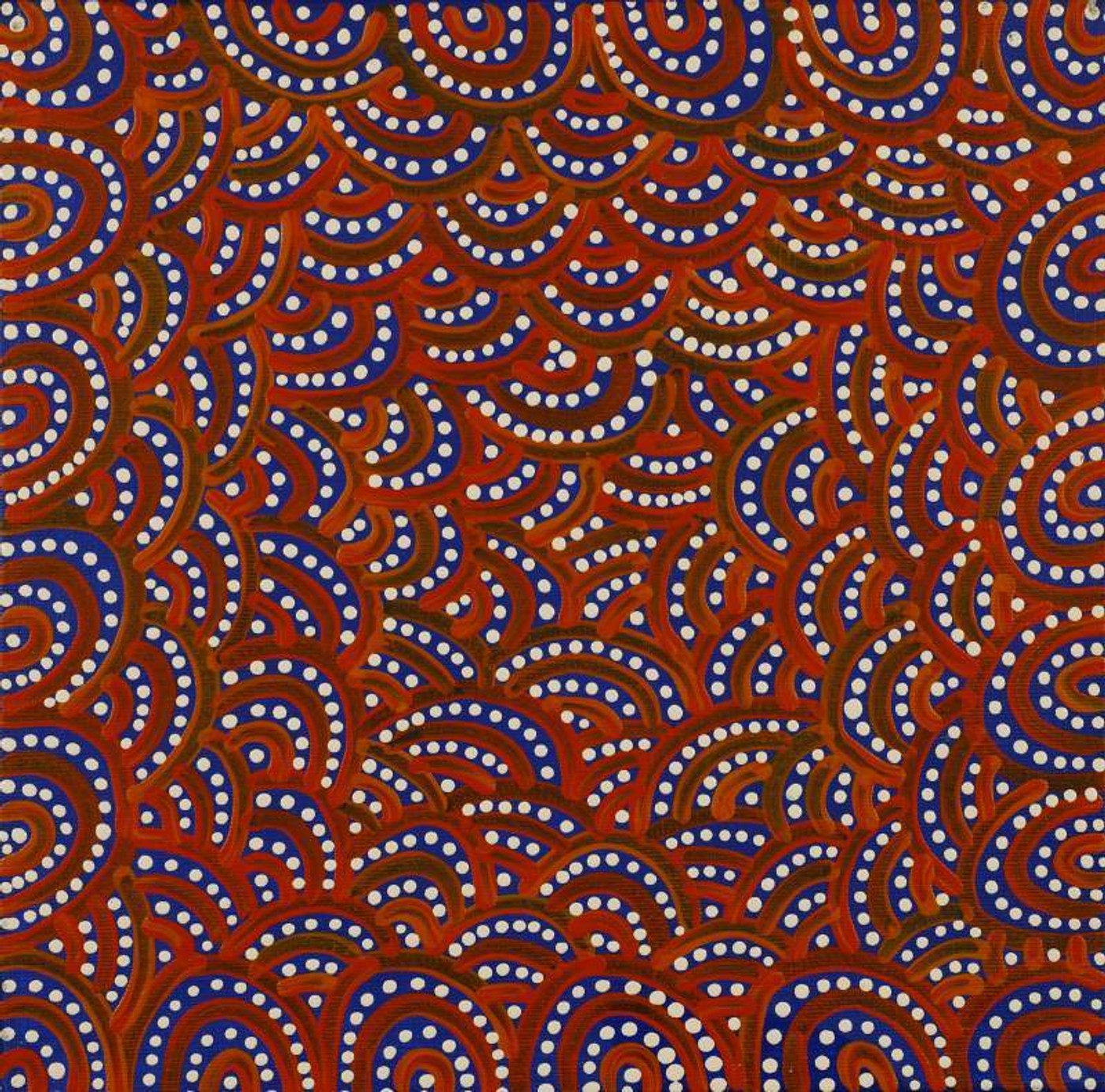 Warlukurlangu Jukurrpa (Fire country Dreaming) by Nathania Nangala Granites