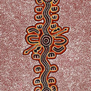 Jajirrdi manu Janganpa Jukurrpa (Western Quoll & Possum Dreaming) - Yakurdyi by Ritasha Nampijinpa Martin
