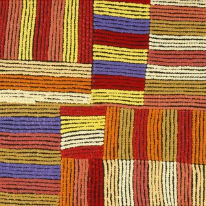 Ngurlu Jukurrpa (Native Seed Dreaming) by Dorothy Napurrurla Dickson
