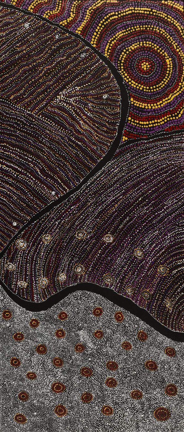 Wanakiji Jukurrpa (Bush Tomato Dreaming) by Teranie Nangala Williams