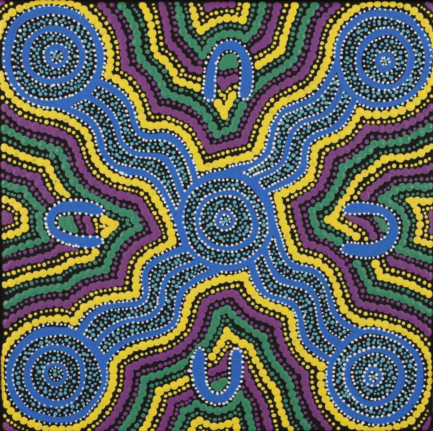 Nguru Yurntumu-wana (Country around Yuendumu) by Patricia Robinson