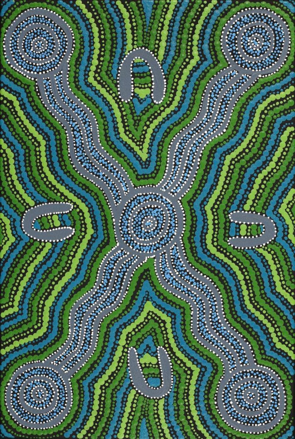 Nguru Yurntumu-wana (Country around Yuendumu) by Patricia Robinson