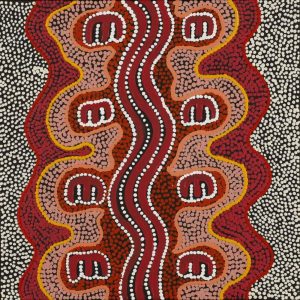 Janganpa Jukurrpa (Brush-tail Possum Dreaming)-  Mawurrji by Ritasha Nampijinpa Martin