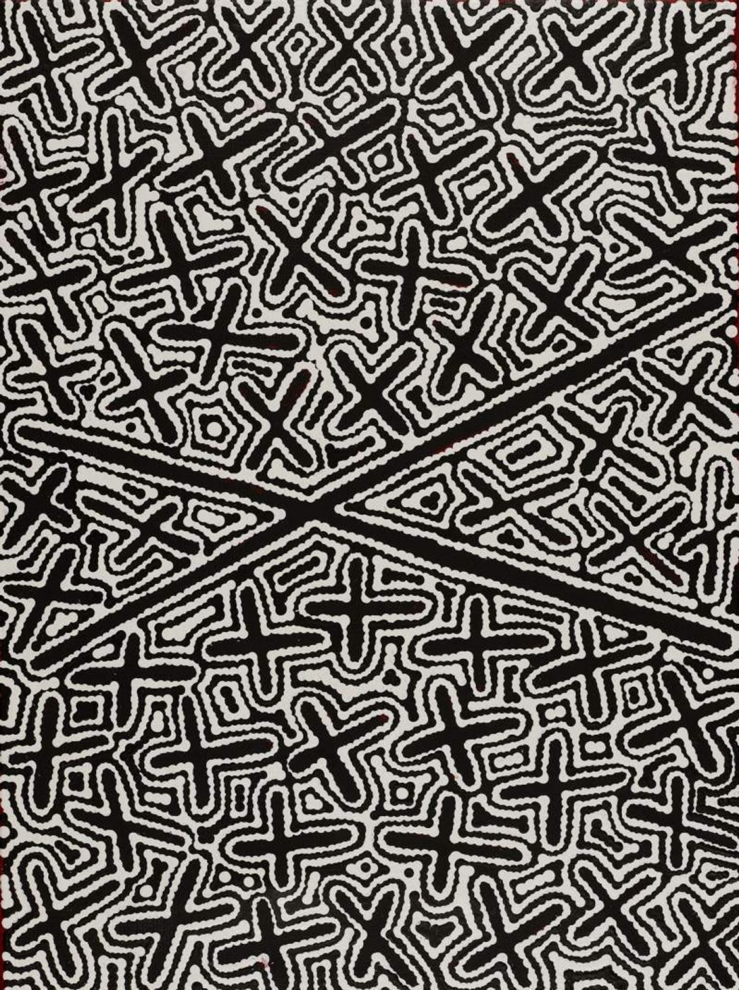 Ngatijirri Jukurrpa (Budgerigar Dreaming) by Kenneth Jungarrayi Martin
