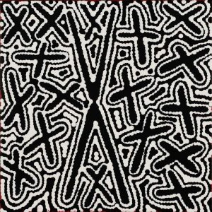 Ngatijirri Jukurrpa (Budgerigar Dreaming) by Kenneth Jungarrayi Martin