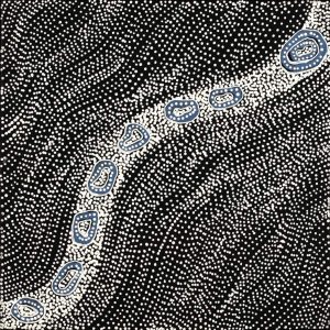 Yanjirlpirri or Napaljarri-Warnu Jukurrpa (Star or Seven Sisters Dreaming) by Justinna Napaljarri Sims