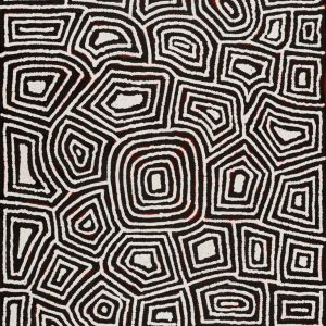 Luurnpa Jukurrpa (Kingfisher Dreaming) - Lake MacKay by Shaimaya Nampijinpa Brown
