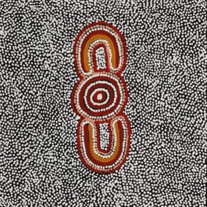 Janganpa Jukurrpa (Brush-tail Possum Dreaming)- Mawurrji by Ritasha Nampijinpa Martin