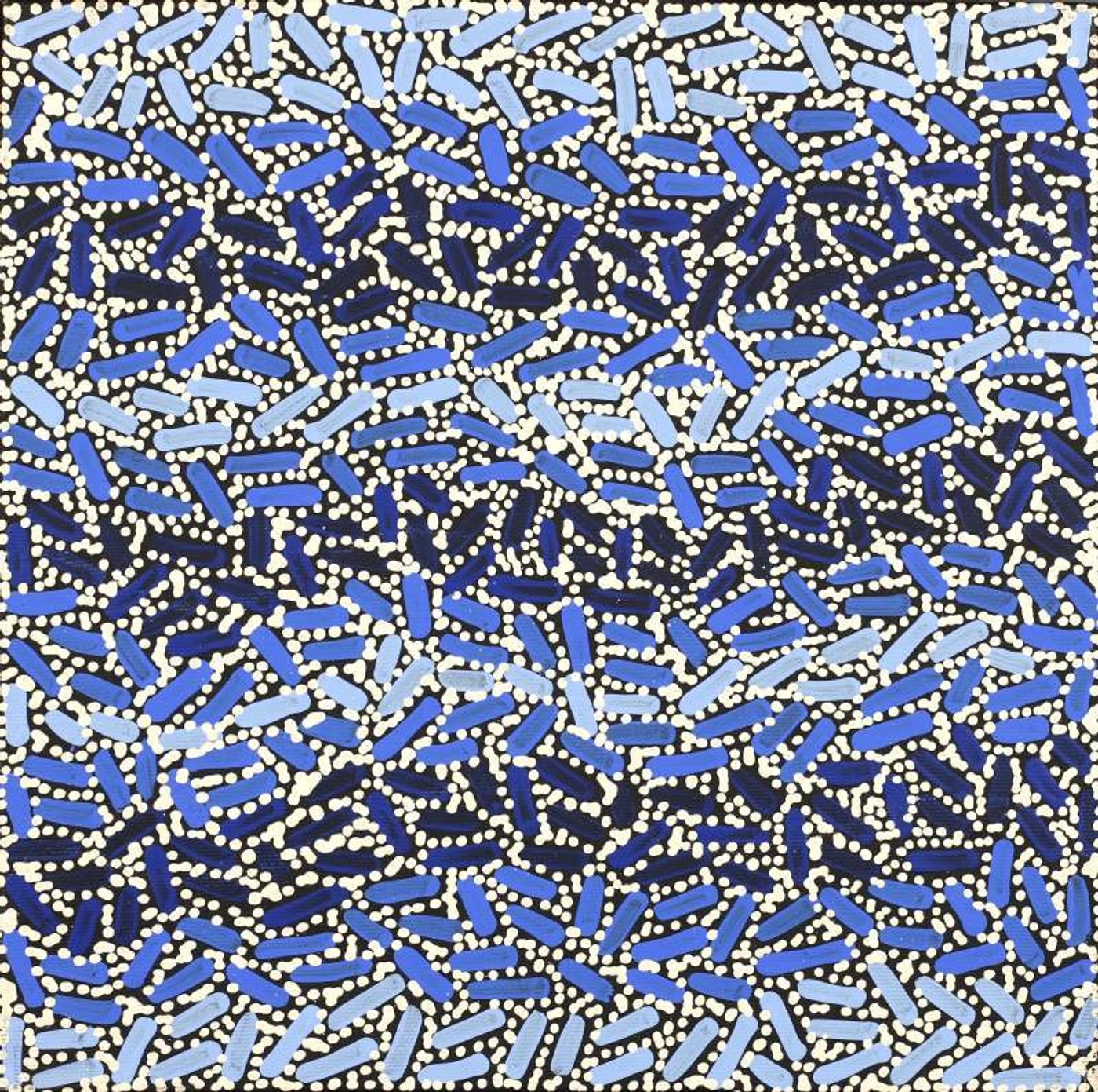 Warlukurlangu Jukurrpa (Fire country Dreaming) by Nathania Nangala Granites