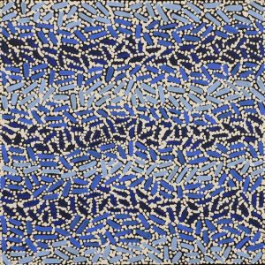 Warlukurlangu Jukurrpa (Fire country Dreaming) by Nathania Nangala Granites