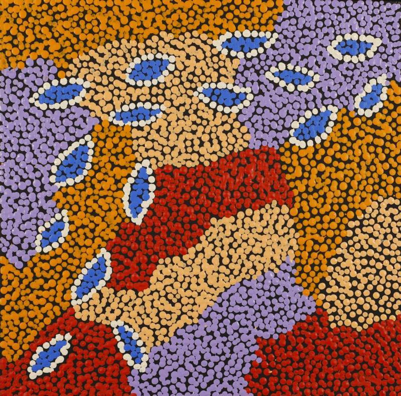Yuparli Jukurrpa (Bush Banana Dreaming) by Marita Napanangka Marshall