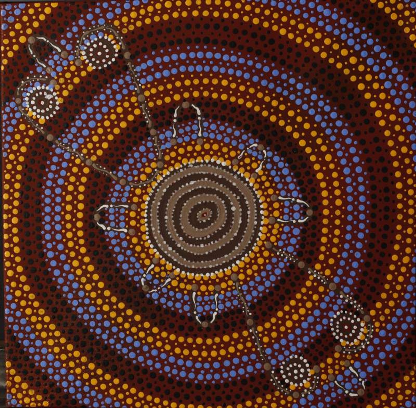 Ngatijirri Jukurrpa (Budgerigar Dreaming) by Wendy Napaljarri Kitson
