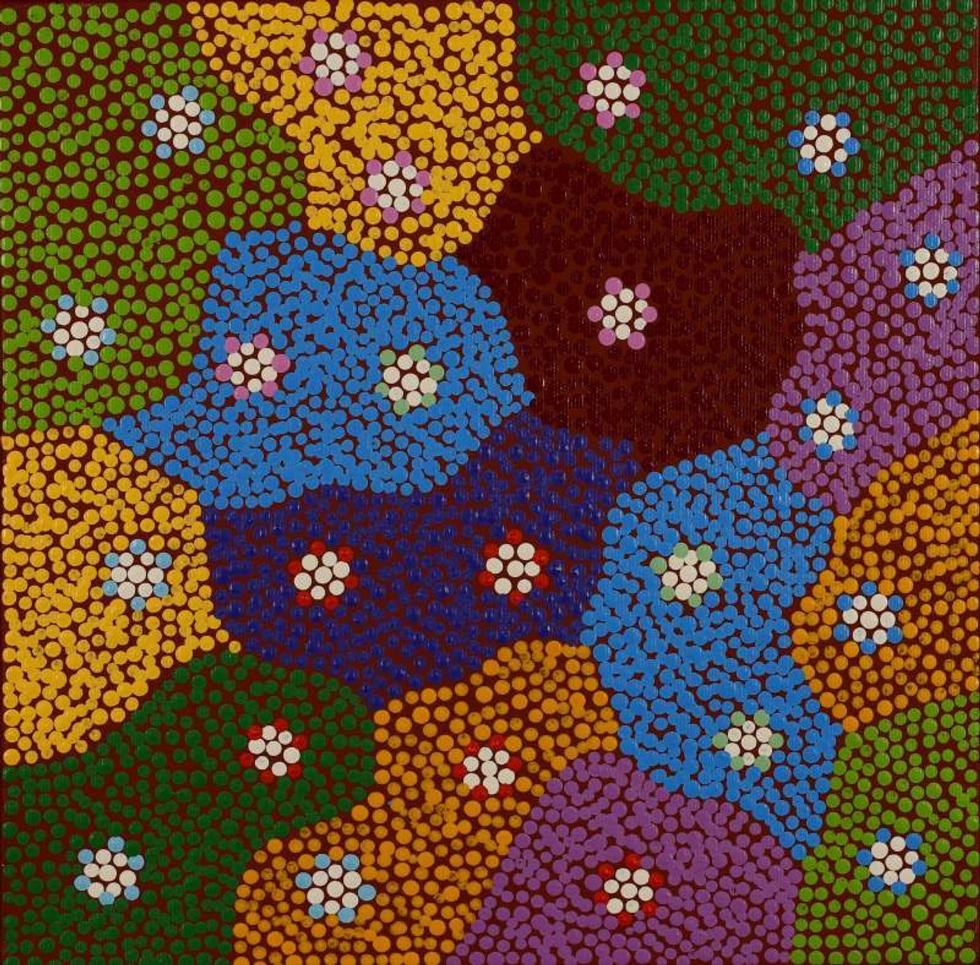 Nguru Yurntumu-wana (Country around Yuendumu) by Josalyn Pula Sandover