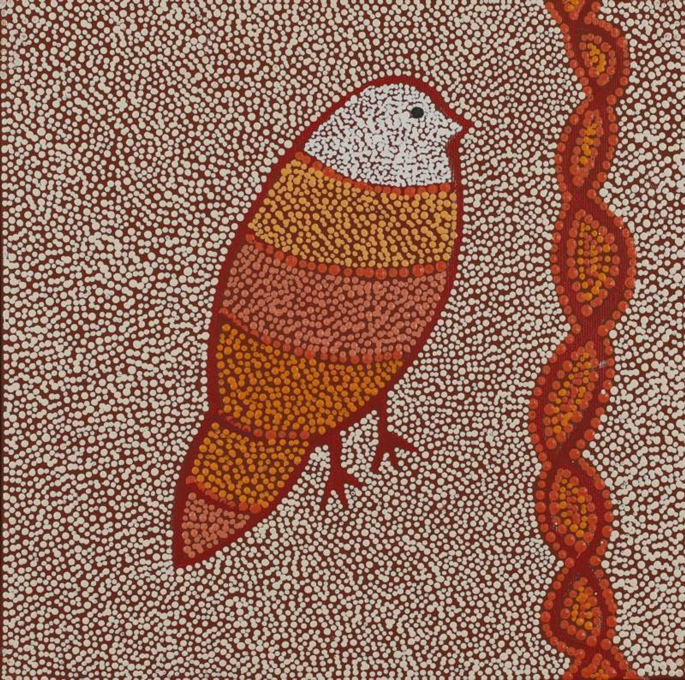 Ngalyipi Jukurrpa (Snakevine Dreaming) - Mina Mina by Geraldine Napangardi Granites by Geraldine Napangardi Granites