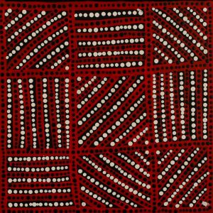 Warna Jukurrpa (Snake Dreaming) by Valma Nakamarra White