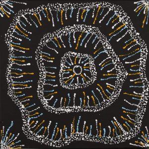 Mina Mina Jukurrpa (Mina Mina Dreaming) by Sabrina Napangardi Granites