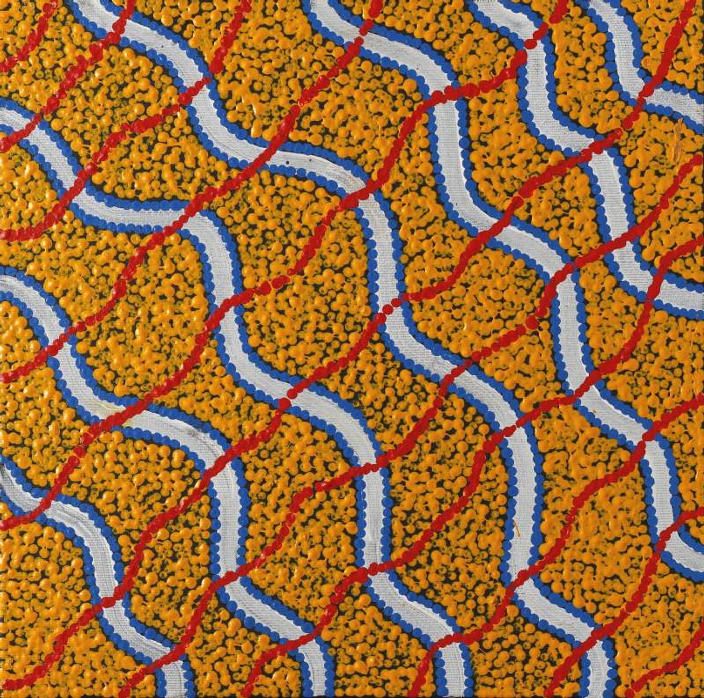 Warna Jukurrpa (Snake Dreaming) by Danilda Nakamarra White