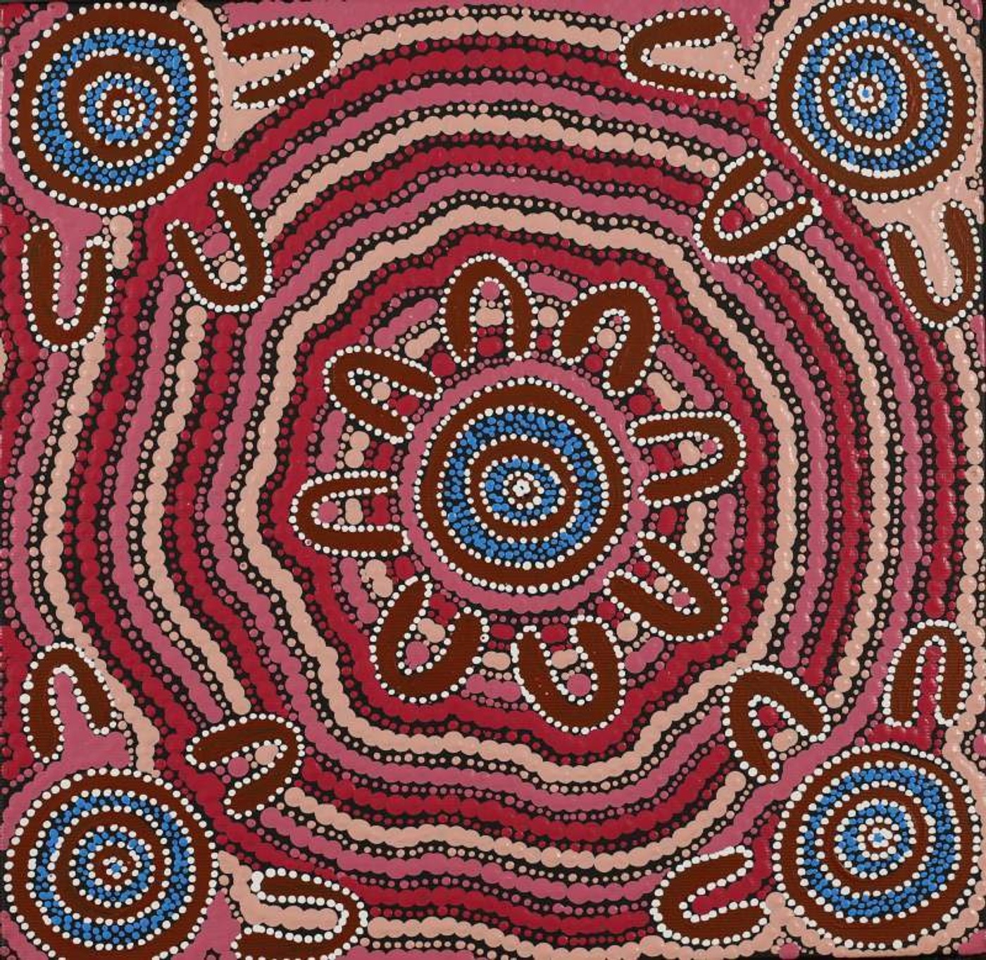 Nguru Yurntumu-wana (Country around Yuendumu) by Patricia Robinson