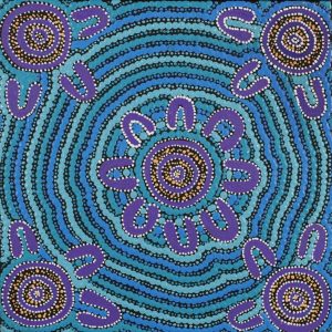 Nguru Yurntumu-wana (Country around Yuendumu) by Patricia Robinson