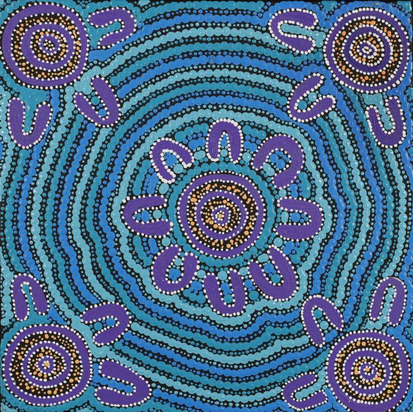 Nguru Yurntumu-wana (Country around Yuendumu) by Patricia Robinson