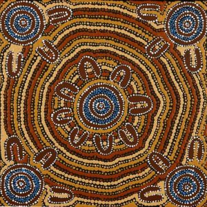 Nguru Yurntumu-wana (Country around Yuendumu) by Patricia Robinson